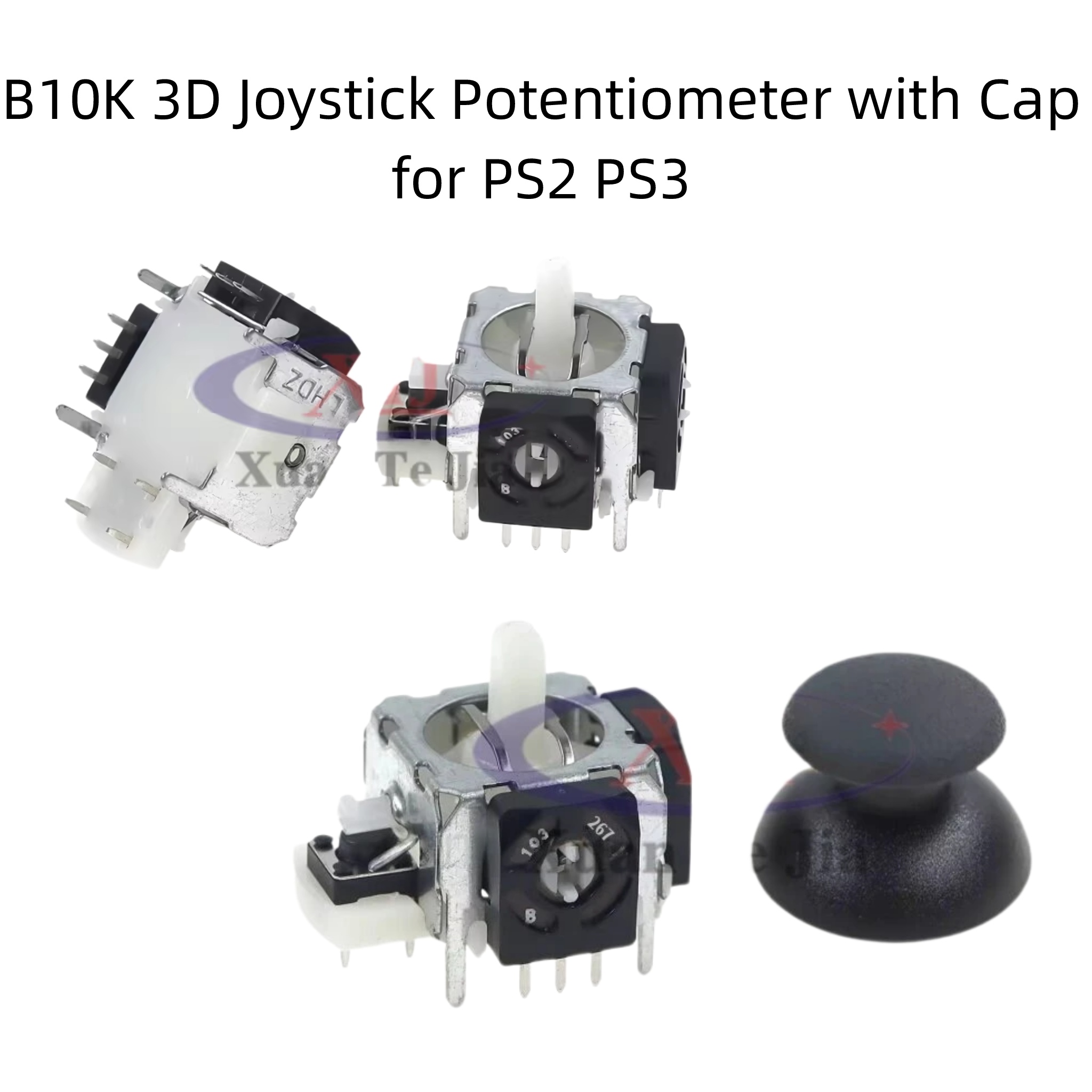 Potentiometer 10K - 10K Potentiometer Joystick-Schalter B10K 103 mit