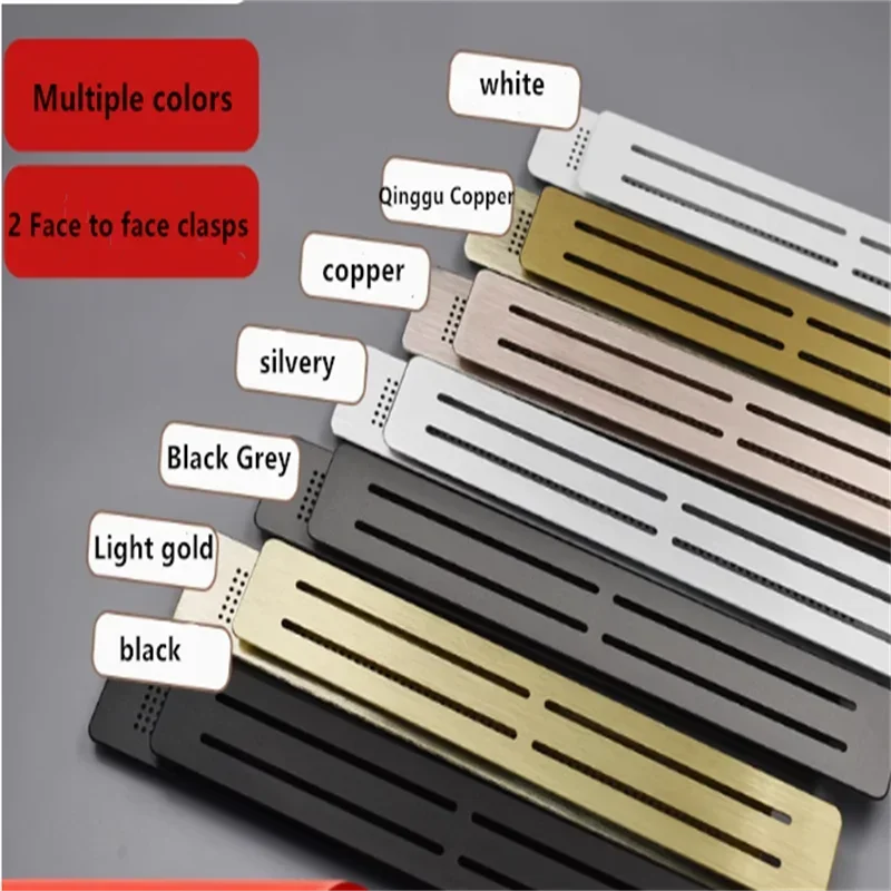 Ventilation Grille Aluminum - 60 mm Lüftungsgitter, Premium breit, quadratisch,