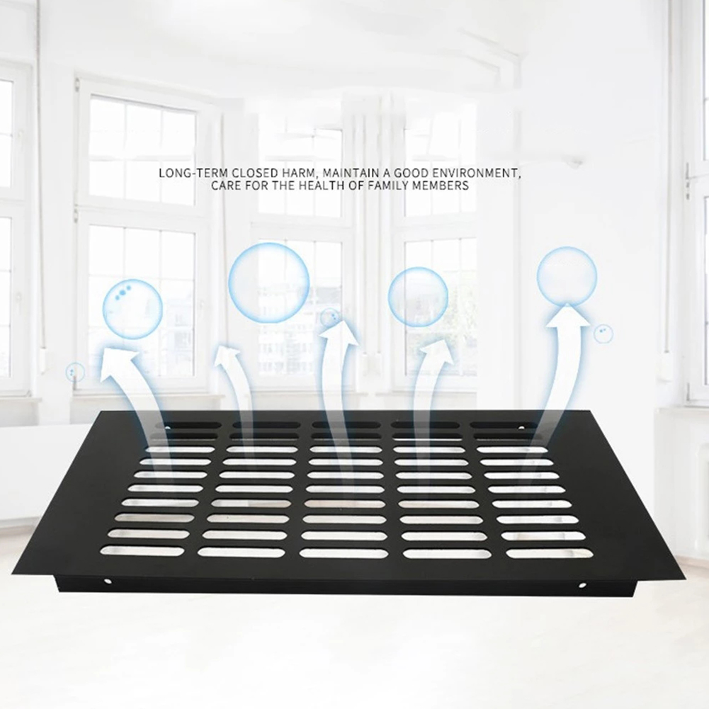 Ventilation Grille Aluminum - 150/200/225/250/300/350/400mm breite Entlüftung öffnungen Lochblech Aluminium