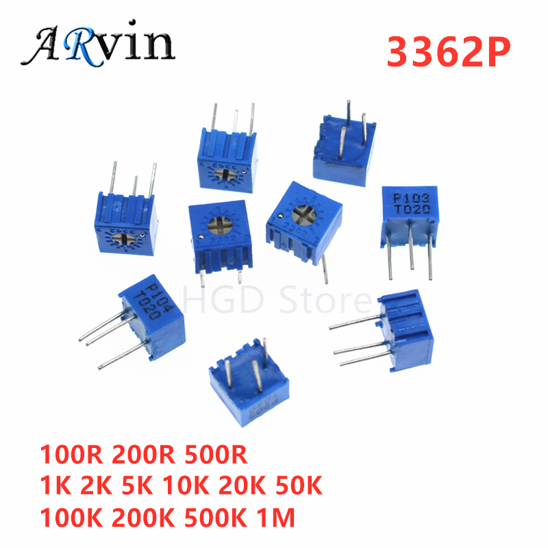Potentiometer 10K - 10 stücke 3362P Serie Widerstand 101