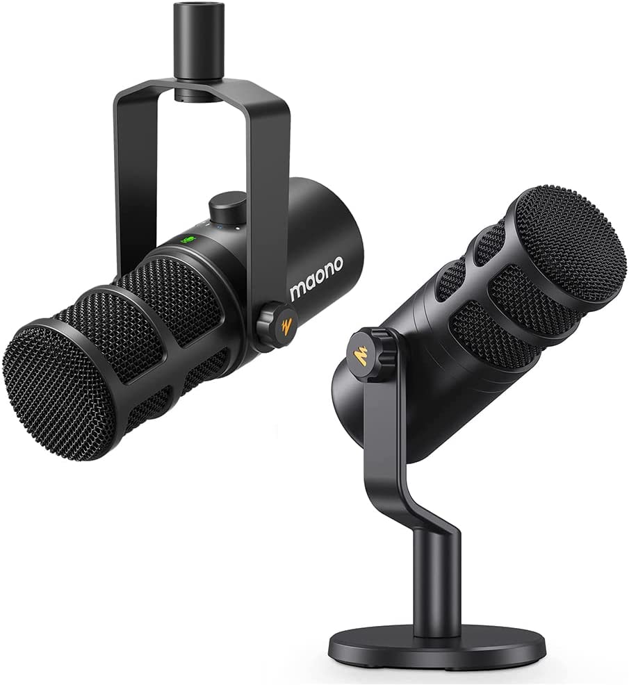 Audio Interface - MAONO Professionelle Soundkarte mit 25mm Dynamischen