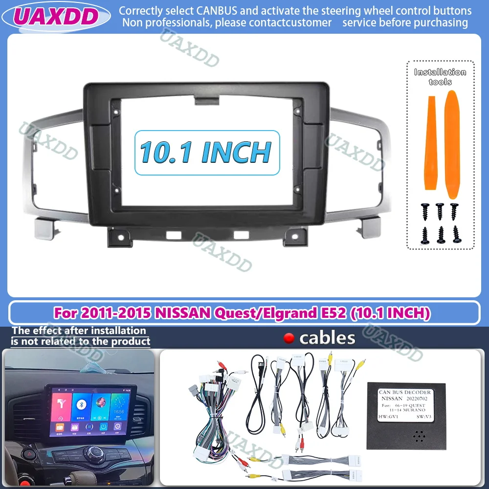 Audio Cable Rca - Auto Radio Fascias Rahmen Für Nissan
