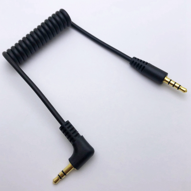 Trs Cable - A62T 3,5-mm-Audiokabel, Dual-Male TRRS-auf-TRS-Universal-Mikrofonadapterkabel für Mikrofon