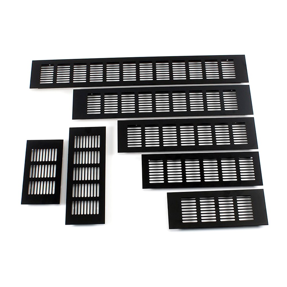 Ventilation Grille Aluminum - 80 mm Lüftungsgitter, Aluminium, rechteckig, atmungsaktives