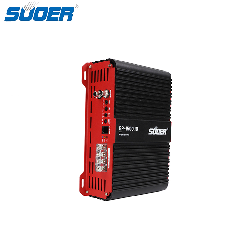 Class D Amplifier - Suoer BP-1500 Klasse D Hocheffizienter Auto-Verstärker