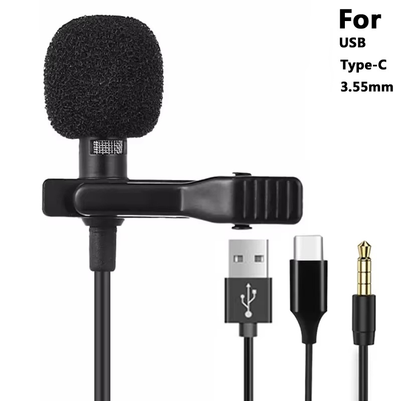 Microphone Capsule - 3,5mm Mini Tragbare Lavalier-mikrofon Für PC