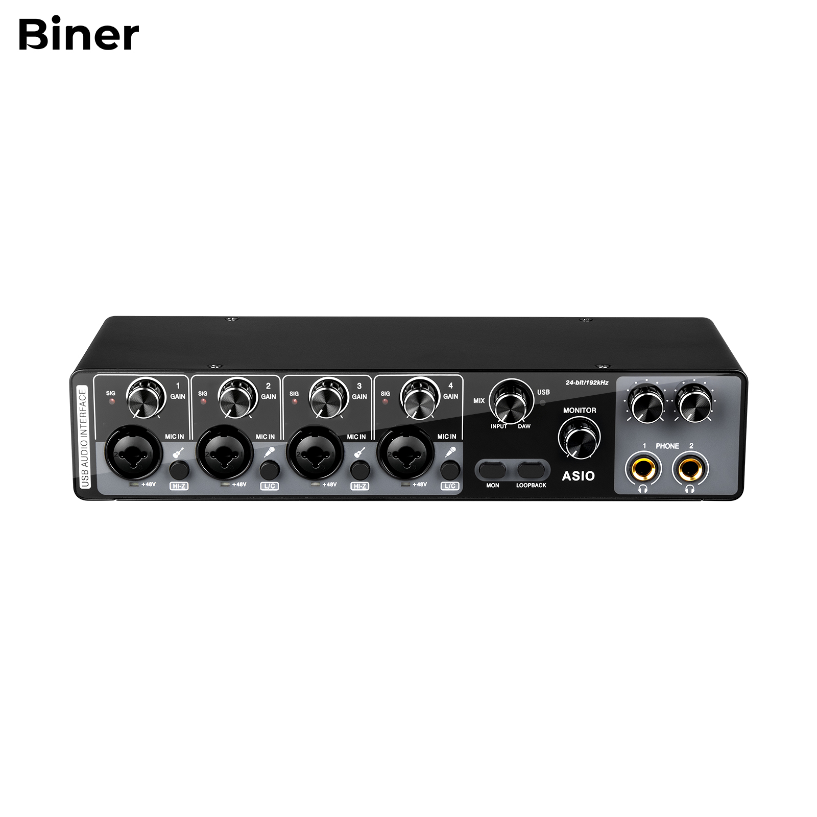 Audio Interface - Fabrikpreise MQ44 Professionelle 24-Bit-192-kHz-Audioschnittstelle USB-Soundkarte für