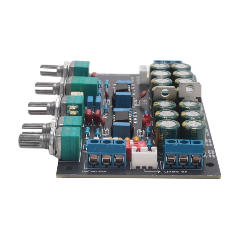 Volume Control Board - A01K-Multifunktionaler Vorverstärker Vorverstärker-Tonplatine Vorverstärker-Lautstärkeregelung DIY Lautsprecherverstärker