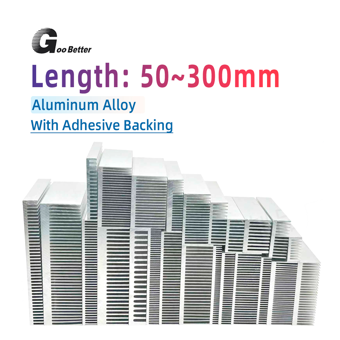Heatsink Aluminum - Aluminium-Kühlkörper für Elektronische IC-Chip-Kühlung mit Wärmeleitband