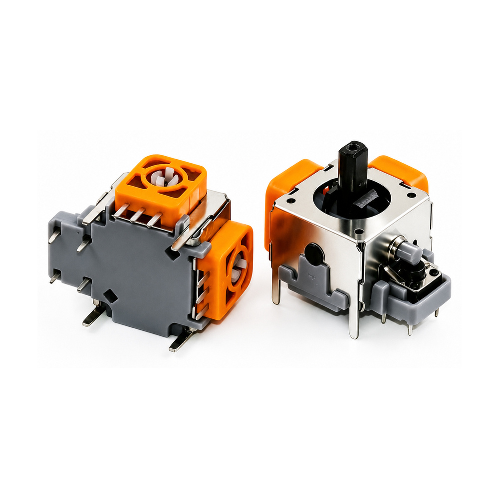 Potentiometer 10K - Großformatiger 3D-Joystick-Potentiometer, 360° ° Selbstzentrierend, 5K