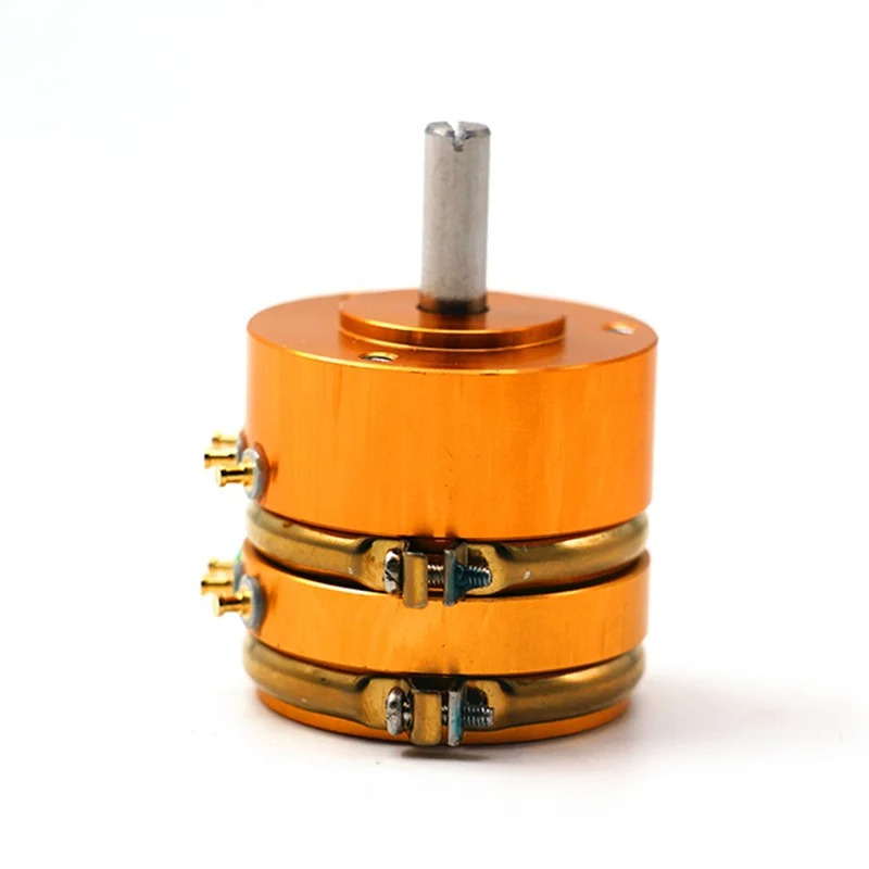 Potentiometer 10K - Doppel-Potentiometer aus leitfähigem Kunststoff 2WDD35D4 2K,