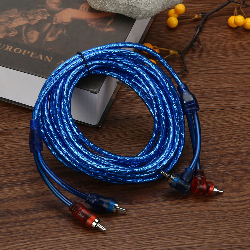 Auto-Styling 5m RCA-Verbindung – Audio Jumper Wire Bewertung und Preis