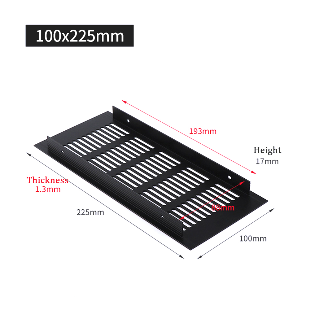 150/200/225/250/300/350/400mm  – Ventilation Grille Aluminum Bewertung und Preis