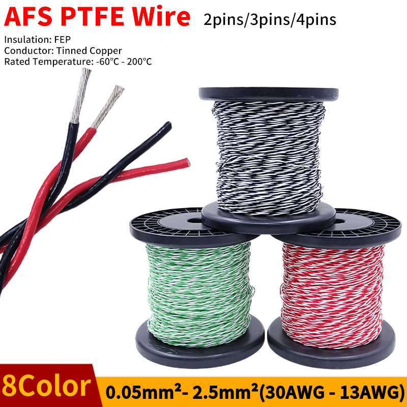 PTFE-Draht AFS200 2 Pins 26/25 – Audio Jumper Wire Bewertung und Preis