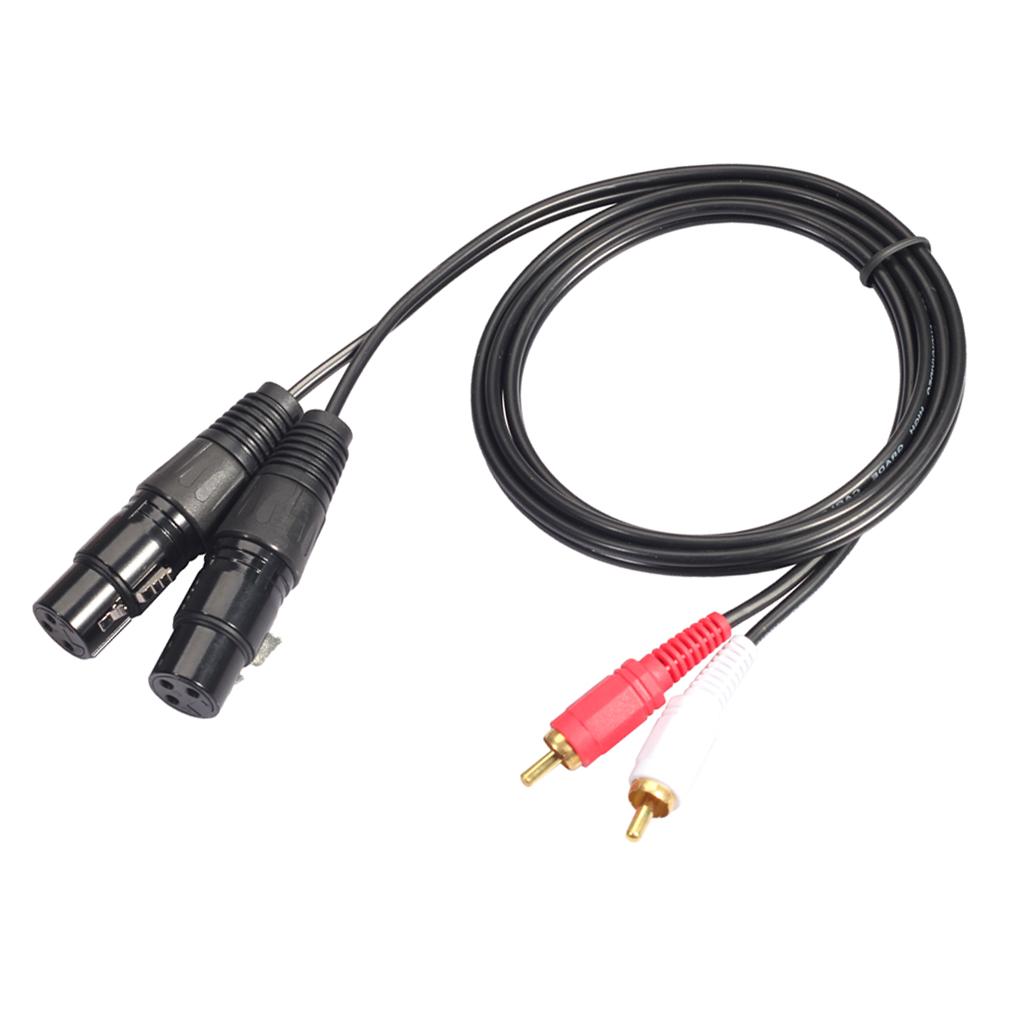 Hochwertiger XLR-RCA-Audiokabe – Audio Cable Rca Bewertung und Preis