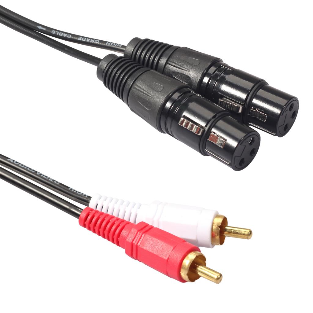 Hochwertiger XLR-RCA-Audiokabe – Audio Cable Rca Bewertung und Preis