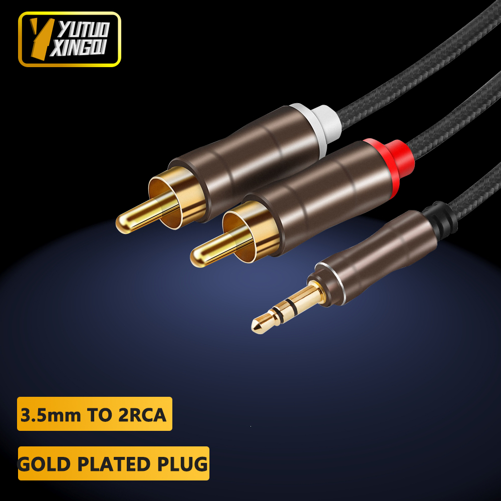 3,5 mm auf 2 RCA Doppel-Lotus- – Audio Cable Rca Bewertung und Preis